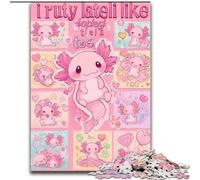 Jigsaw Puzzles for Adults 1000 Pieces Salamander Collage, Train Your Brain And Hands Unique Birthday And Gifts for Age 14+ (size 26x38cm)