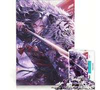 Jigsaw Puzzles for Adults 1000 Pieces Samurai Maiden, Toy Wall Decor, Birthday Present, Enhance Love between Couples 50x75cm