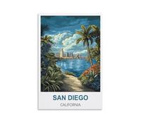 Jigsaw Puzzles for Adults 1000 Pieces，San Diego California 1000 Piece Jigsaw Puzzles for Adults -Fun Challenging & Brainteasing Adults Jigsaw Puzzle 70x50cm
