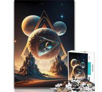Jigsaw Puzzles for Adults 1000 Pieces Sanctuary Alien Landscape Teenager Puzzles,Challenging Game for Is Ideal As A Gift for The Whole Family (size 38x26cm)