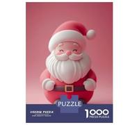 Jigsaw Puzzles for Adults 1000 Pieces Santa Claus Cute Puzzles for Adults Family Games Difficult Hard Challenging To Complete 70x50cm/1000pcs