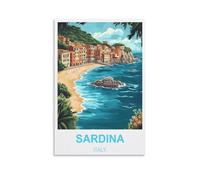 Jigsaw Puzzles for Adults 1000 Pieces，Sardinia Italy Educational Game jigsaw puzzle Suitable for Decompression and Wall Decor 38x26cm