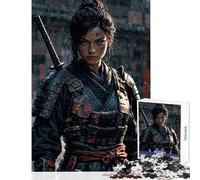 Jigsaw Puzzles for Adults 1000 Pieces Scars of A Ronin Educational Toy Gift For Birthdays Relax Games Every Piece Is Unique - Size 38x52cm