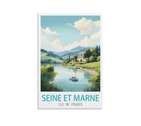 Jigsaw Puzzles for Adults 1000 Pieces，Seine Et Marne Ile De France Educational Game jigsaw puzzle Suitable for Decompression and Wall Decor 52x38cm