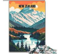 Jigsaw Puzzles for Adults 1000 Pieces Serene New Zealand, Learning Educational Toys Unique Birthday And Gifts for Age 14+ 50x75cm