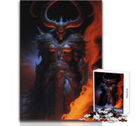 Jigsaw Puzzles for Adults 1000 Pieces Servant Of Satan Impossible Game Precision Cutting Secret Santa Gifts Size 50x75cm