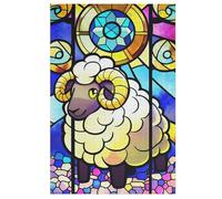 Jigsaw Puzzles for Adults 1000 Pieces Sheep Wooden Puzzle Relaxing Game Brain Teasers （78×53cm）