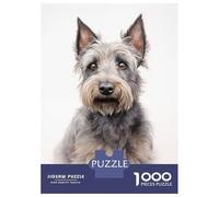 Jigsaw Puzzles for Adults 1000 Pieces Skye Terrier Watercolor Puzzles for Adults Relaxing Games Presents for Women Challenging Game Gifts 70x50cm/1000pcs