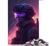 jigsaw puzzles for adults 1000 pieces Soldier Jigsaw Puzzles Wooden Jigsaw Puzzles Educational Game Challenge Toy (Size 50x75cm)