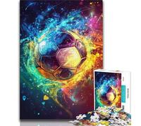 Jigsaw Puzzles for Adults 1000 Pieces Space Football Adult Jigsaw,Challenging Difficult Deal As Gifts for The Whole Family (size 75x50cm)