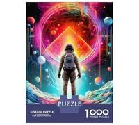 Jigsaw Puzzles for Adults 1000 Pieces Space Time Traveler Puzzle for Adults Brain Teaser Game Birthday Present Educational Challenge 38x26cm/1000pcs