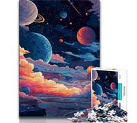 Jigsaw Puzzles for Adults 1000 Pieces Space Universe,Educational Games Home Decoration Is Ideal As A Gift for The Whole Family (75x50cm)