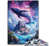 Jigsaw Puzzles for Adults 1000 Pieces Space Whale Educational Stress Relief Toy Gifts for Friends And Family 26x38cm