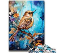Jigsaw Puzzles for Adults 1000 Pieces Sparrow on The Tree Help The Brain Exercise Addictive Toys to Cultivate Patience A Work of Art 38x26cm