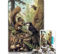 Jigsaw Puzzles for Adults 1000 Pieces Sparrows And Jellyfish 1000 Piece Puzzle,Vibrant And Unique Design Relaxing & Challenging Puzzle Experience 75x50cm