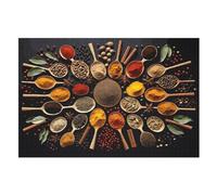 Jigsaw Puzzles for Adults 1000 Pieces Spices From Around The World Wooden Puzzle Relaxing Game Brain Teasers (75×50cm)
