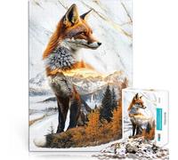 Jigsaw Puzzles for Adults 1000 Pieces Spirit of the Golden Highlands Lernspielzeug Die Liebe zwischen Paaren stärken75x50cm