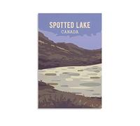 Jigsaw Puzzles for Adults 1000 Pieces，Spotted Lake Canada Mountain Educational Game jigsaw puzzle Suitable for Decompression and Wall Decor 70x50cm