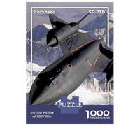 Jigsaw Puzzles for Adults 1000 Pieces SR-71B Blackbird Puzzle for Adults Brain Teaser Game Birthday Present Educational Challenge 70x50cm/1000pcs