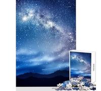 Jigsaw Puzzles for Adults 1000 Pieces Star Sky Family Game Enhance Memory Toy Wall Decor Improving Love between Couples (38x26cm)