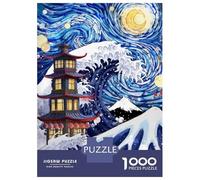 Jigsaw Puzzles for Adults 1000 Pieces Stary Wave RubyArt Jigsaw Puzzle Relaxing Games Precision Cutting Unique Birthday And Xmas Gifts 52x38cm/1000pcs