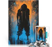 Jigsaw Puzzles for Adults 1000 Pieces Street Philosopher Handgeschwindigkeitswettbewerb Eltern-Kind-Interaktion75x50cm