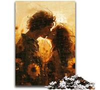 Jigsaw Puzzles for Adults 1000 Pieces Sunflower Couple Help The Brain Exercise Addictive Toys to Cultivate Patience A Work of Art 50x75cm