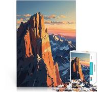 Jigsaw Puzzles for Adults 1000 Pieces SunKissed Summit Stressabbau-Spielzeug Geburtstagsgeschenk, Geschenke52x38cm