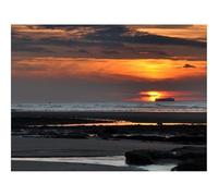 Jigsaw Puzzles for Adults 1000 Pieces -Sunset,Sea,Ship,Shore,Dusk 70x50cm