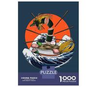 Jigsaw Puzzles for Adults 1000 Pieces Sushi Dragon Ramen Puzzle for Adults Brain Teaser Game Birthday Present Educational Challenge 38x26cm/1000pcs