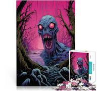 jigsaw puzzles for adults 1000 pieces “Swamp Creature” Made of cardboard,for 14+ Antistress Vacation at home Killing time Games Toys Gift。size:38x52cm/14.96x20.47inch
