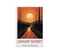 Jigsaw Puzzles for Adults 1000 Pieces，Swamp Rabbit South Carolina Posters Educational Game jigsaw puzzle Suitable for Decompression and Wall Decor 70x50cm