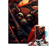 Jigsaw Puzzles for Adults 1000 Pieces Tarsier My Funny Friend Jigsaw 1000 Piece Toy Wall Decor Birthday Present Deal As Gifts for The Whole Family (50x75cm)