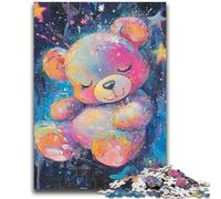 Jigsaw Puzzles for Adults 1000 Pieces Teddy Bear Teenager Puzzles,Game Toys Every Piece Is Unique - Challenging Family Fun Game (38x26cm)