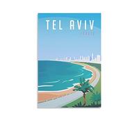 Jigsaw Puzzles for Adults 1000 Pieces，Tel Aviv Israel Beach Educational Game jigsaw puzzle Suitable for Decompression and Wall Decor 52x38cm