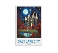 Jigsaw Puzzles for Adults 1000 Pieces Temple Square Salt Lake City Utah Puzzle 1000 parts paper puzzle adult children learning toys family decompression game 52x38cm