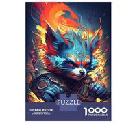 Jigsaw Puzzles for Adults 1000 Pieces The Angry Powerful Raccoon Adult Jigsaw Hands-on Game Pattern Assembly Challenging To Complete 38x26cm/1000pcs