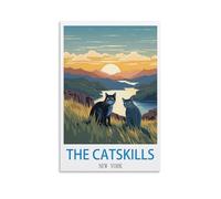 Jigsaw Puzzles for Adults 1000 Pieces The Catskills New York DIY Funny Parent-Child Educational Game Toy Sunset Puzzle Gift for Mom, Wife, Friend 52 * 38cm