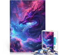 Jigsaw Puzzles for Adults 1000 Pieces The Dragon Clouds Challenging Game Toys 26x38cm is ideal as gifts for the whole family