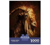 Jigsaw Puzzles for Adults 1000 Pieces The Goat Puzzles for Adults Relaxing Games Birthday Present Challenging To Complete 70x50cm/1000pcs