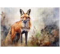 Jigsaw Puzzles for adults, 1000 Pieces, the graceful maned wolf of the forest, Animal puzzles, Various sizes (a ; 1000)