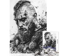 Jigsaw Puzzles for Adults 1000 Pieces The Great Nordic Warrior Impossible Game Difficult Challenge Educational Toy Improving Love between Couples (52X38cm)