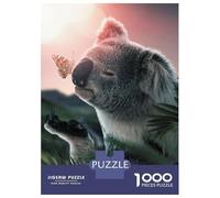 Jigsaw Puzzles for Adults 1000 Pieces The Koala And Butterfly Adult Jigsaw Hands-on Game Pattern Assembly Challenging To Complete 52x38cm/1000pcs