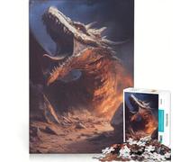Jigsaw Puzzles for Adults 1000 Pieces The Last Dragon Hands-on Game Difficult And Challenge Artists' Collection Fine Arts 50x75cm
