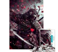 Jigsaw Puzzles for Adults 1000 Pieces The Last Samurai for Educational Game Learning Educational Toys Secret Santa Gifts Home Decoration (Size 38x52cm)