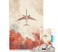 Jigsaw Puzzles for Adults 1000 Pieces The Natural Aviation Plane Hands-on Game Difficult And Challenge Artists' Collection Fine Arts 38x52cm
