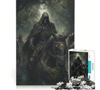 Jigsaw Puzzles for Adults 1000 Pieces The Riders of Darkness Hands-on Game Difficult And Challenge Artists' Collection Fine Arts 38x26cm
