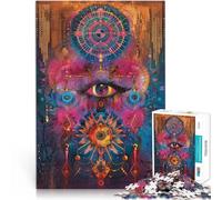 jigsaw puzzles for adults 1000 pieces The Seeing Eye Made of cardboard,Suitable for people aged 14 and above Home Art Decor Interesting Stress Reduction Gifts。size:38x52cm/14.96x20.47inch