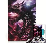 Jigsaw Puzzles for Adults 1000 Pieces The Skeleton Dragon Hands-on Game Difficult And Challenge Artists' Collection Fine Arts 38x26cm