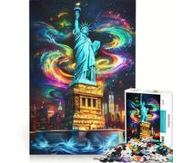 Jigsaw Puzzles for Adults 1000 Pieces The Statue of Liberty Hands-on Game Difficult And Challenge Artists' Collection Fine Arts 50x75cm